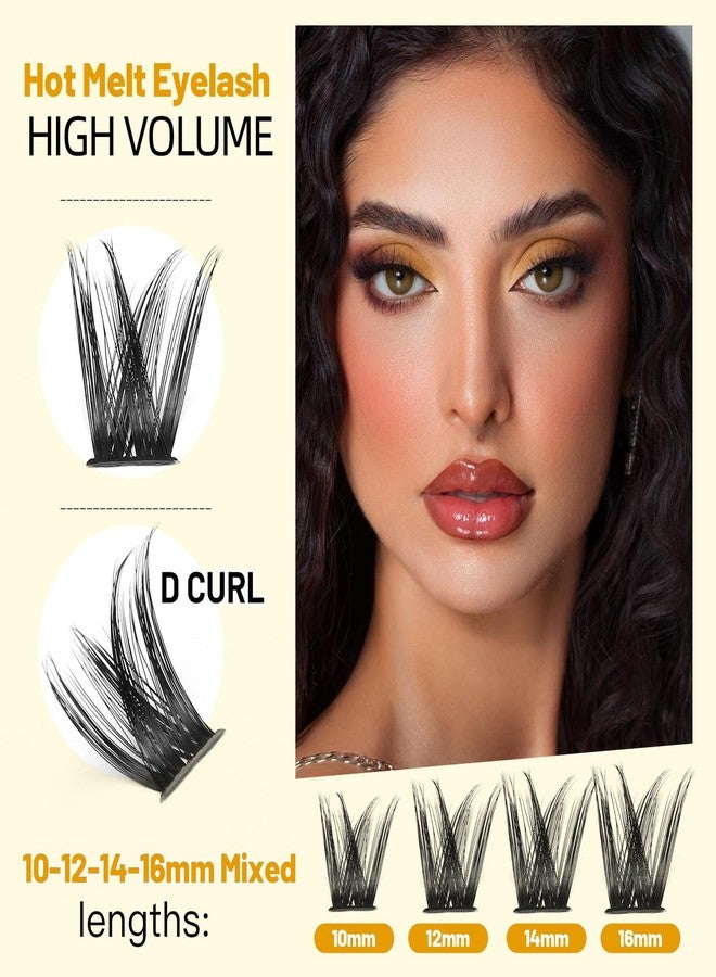Vayator →VAYATOR Lashes Mixed Kit/False Lashes Lash Bond & Seal Kit Multiple styles To Choose 8-20mm Mix D Curl/DD Curl Makeup Cluster Grafting Eyelashes Individual Extension (E#12-14-16-18mm Mixed) - Image 3